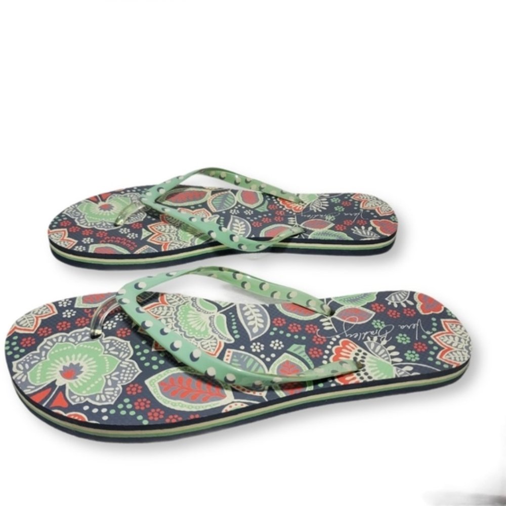Vera Bradley Flip Flops Size Large 9/10